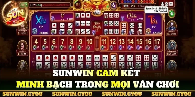 Trang game cam kết minh bạch trong mọi ván chơi